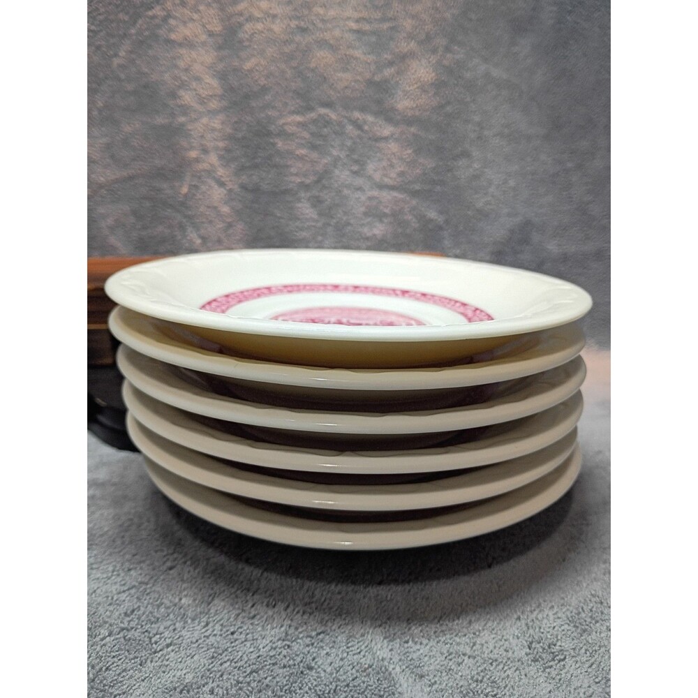 Vintage German Porcelain Saucers (3),Heinrich For Rudesheimer Kaffee, 6.5” - Picture 9 of 13